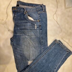 Mossimo Boyfriend Distressed Jeans Size 12